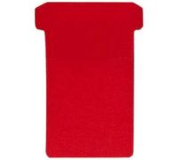 Franken Lot de 100 cartes en T Rouge Taille 2