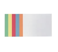 Franken MKS2399 Lot de 300 cartes autocollantes rectangulaires Couleurs assorties 249 x 200 mm