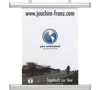 FRANKEN Panneau d'affichage en aluminium argenté Longueur : 1.005 mm