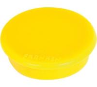 Franken Paquet De 10 Aimants Ronds Diam 24 Mm Jaune