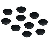 FRANKEN Paquet de 10 Aimants Ronds diam 24 mm Noir