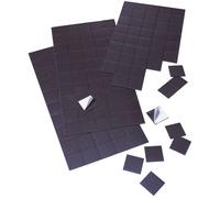FRANKEN plaquettes magnétiques 20 mm x 20 mm noir 50 pièces