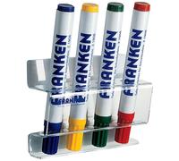 FRANKEN Porte-stylos pour 4 stylos à tableau noir magnétique (sans stylos)