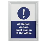 FRANKEN PRO BS3202L Cadre pour poster Security A3 avec cadre en aluminium verrouillable 32 mm