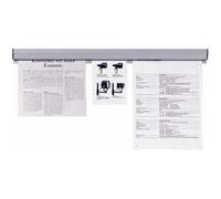 FRANKEN Rail de serrage pour papier, autocollant, longueur: