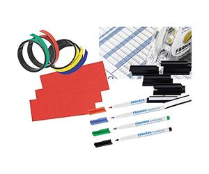 Franken Réf Z-JKP Accessoires pour planning Aimants, ruban adhésif et 4 feutres (Import Royaume Uni)