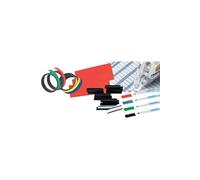 franken franken set d'accessoires pour tableau planning noir Noir G