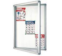 Franken SK9SE Eco Panneau d'affichage à double porte magnétique Blanc 75 x 101,1 x 4,5 cm Format A4