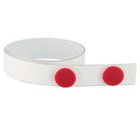 Franken sT1305 barre aimantée autocollante 500 x 3,5 cm-blanc