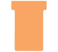 Franken TK101 T-Cards Size 1 for Card Holder 27 mm Pack of 100 Red 17 mm Orange