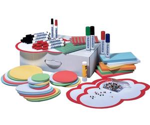 Franken UMMSB Moderation Set Carton (Accessoires Riches 54 x 34 x 12 cm) Blanc