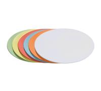 Franken UMZ 1119 04 Prompt Cards Oval 11 x 19 cm 130 GSM Pack of 500 Yellow 500