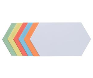 Franken UMZ 1730 99 Cartes de Présentation King Nid d'abeille 29,7 x 16,5 cm 250 Stück coleurs assorties