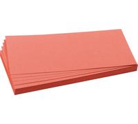 Franken UMZ102007 Moderationskarte - Rechteck, 205 x 95 mm, rot, 500 Stück