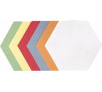Franken UMZ171999 Moderationskarte - Wabe, 190 x 165 mm, sortiert, 500 Stück