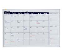 Franken VO-7 Calendrier mensuel blanc Magnétique 98 cm x 96 cm