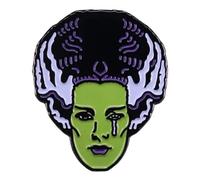 Frankenstein Badge à épingle en émail Motif monstre mariée classique 3 cm, 1.2 inches, Émail, émail