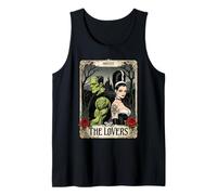 Frankenstein Couple Tarot Gothique Lovers Halloween Party Débardeur