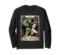 Frankenstein Couple Tarot Gothique Lovers Halloween Party Manche Longue