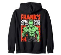 Frankenstein Gym Le Monstre de Frank gagne Un Halloween Vintage Sweat à Capuche