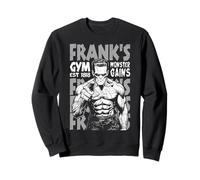 Frankenstein Gym Le Monstre de Frank gagne Un Halloween Vintage Sweatshirt