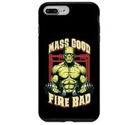 Frankenstein Gym Mass Good Fire Bad Funny Halloween Muscle Coque pour iPhone 7 Plus/8 Plus