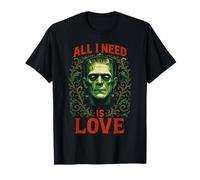 Frankenstein J'Ai Besoin d'amour | Halloween d'horreur Grunge T-Shirt
