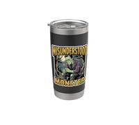 Frankenstein Misunderstood Monster Bande dessinée vintage Gobelet isotherme en acier inoxydable double paroi