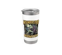 Frankenstein Misunderstood Monster Bande dessinée vintage Gobelet isotherme en acier inoxydable double paroi