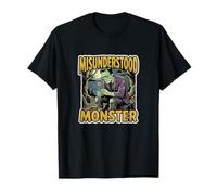 Frankenstein Misunderstood Monster Bande dessinée Vintage T-Shirt