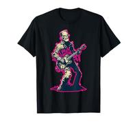 Frankenstein Monster avec Une Guitare et Un Logo Death Rock T-Shirt
