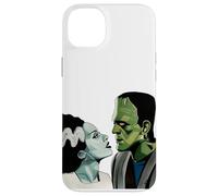 Frankenstein Monster & Bride Scène Romantique de Baiser d'halloween Coque pour iPhone 14 Plus