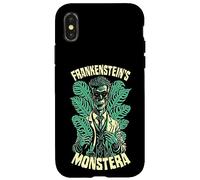 Frankenstein Monstera Funny Gardener Halloween Plant Lover Coque pour iPhone X/XS