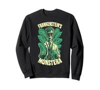 Frankenstein Monstera Funny Gardener Halloween Plant Lover Sweatshirt