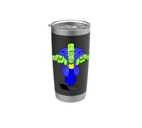 Frankenstein Monstre Cartoon Spooky Halloween Character Gobelet isotherme en acier inoxydable double paroi