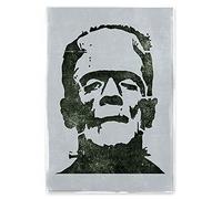 Frankenstein Pochoir Halloween style décore & loisirs créatifs POCHOIR PEINTURE & personnaliser signes, murs, tissus, meubles réutilisable… - 11x17cm
