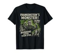 Frankenstein Poster du Film Monstre Vintage Halloween T-Shirt