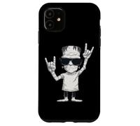 Frankenstein Rock on Gesture Lunettes de Soleil Coque pour iPhone 11
