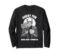 Frankenstein Sorry Monster Roses Chocolat Halloween Manche Longue
