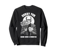 Frankenstein Sorry Monster Roses Chocolat Halloween Sweatshirt