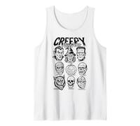 Frankenstein Squelette Effrayant pour garçon Motif Monstres effrayants Débardeur