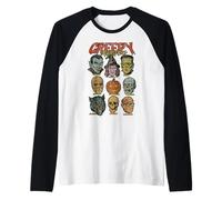 Frankenstein Squelette Effrayant pour garçon Motif Monstres effrayants Manche Raglan