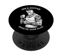 Frankenstein Tatouage Encre Et Café Drôle Monstre Tatoué PopSockets PopGrip Adhésif