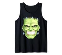 Frankenstein Tête de Monstre drôle Halloween Art Effrayant Débardeur