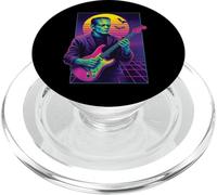Frankenstein Vaporwave Guitare Halloween Monster années 80 PopSockets PopGrip pour MagSafe
