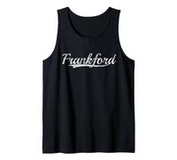 Frankford Throwback Style Vintage Varsity Graphic Débardeur