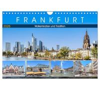 Frankfurt - Wolkenkratzer und Tradition (Wandkalender 2026 DIN A4 quer), CALVENDO Monatskalender: Dynamische Finanzmetropole im Rhein-Main-Gebiet mit der imposantesten Skyline Deutschlands.