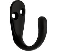 Franklin Brass B12093K-FB-C Lot de 10 crochets à vêtements muraux simples, patères murales décoratives pour accrocher manteaux, chapeaux, sacs à main, serviettes, etc., noir mat