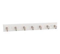 Franklin Brass B46712K-PMN-R Porte-clés mural Blanc pur 35,6 cm 7 crochets en nickel