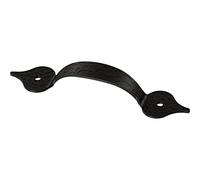 Franklin Brass Hammercraft P93000K-BL-B Lot de 5 poignées de tiroir d'armoire 89 mm, noir, lot de 5